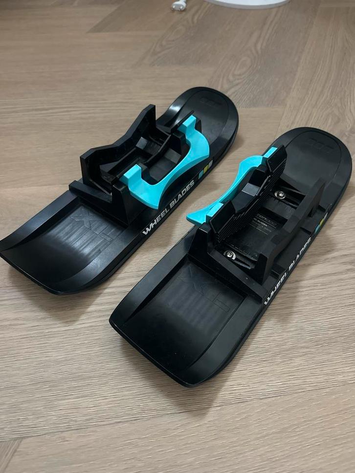 Te huur: Snowblades - wheelblades kinderwagen, Sport en Fitness, Skiën en Langlaufen, Zo goed als nieuw, Overige typen, Overige merken