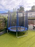 Trampoline zgan met veiligheidsnet, Ophalen, Zo goed als nieuw