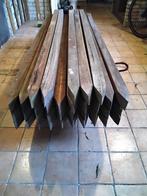 Hardhouten gepunt geschaafd 65x65. 30 STUKS, Palen, Nieuw, Ophalen of Verzenden, Hardhout