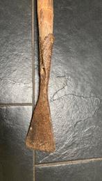 Real antieke kantjes steker houten steel, Ophalen of Verzenden