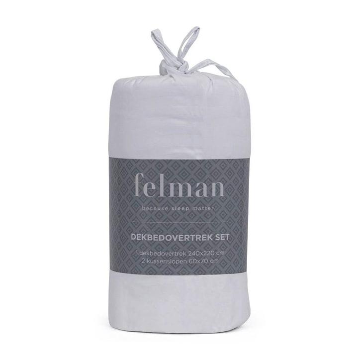 Nu voor 12,50 euro. Felman dekbedovertrek 200x220 en slopen, Huis en Inrichting, Slaapkamer | Beddengoed, Nieuw, Dekbedovertrek