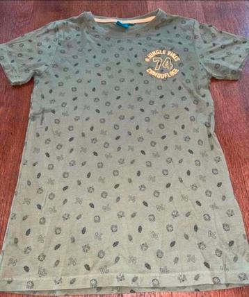 T-shirt mt 158-164 ‘jungle vibes’ groen beschikbaar voor biedingen