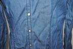 M11M Spijkerblouse maat M, Kleding | Dames, Blouses en Tunieken, Ophalen of Verzenden, Zo goed als nieuw, Maat 38/40 (M), Blauw