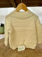 Zelfgebreide baby trui in gebroken wit maat 86., Kinderen en Baby's, Babykleding | Maat 86, Ophalen of Verzenden, Nieuw, Jongetje of Meisje