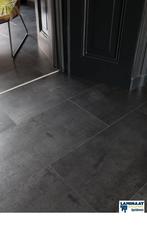 PVC Tegelvloer Antraciet Leisteen - 20m2, Ophalen, Overige kleuren, Zo goed als nieuw, 10 tot 25 m²