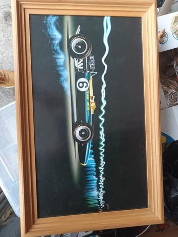  Set van 3 Vintage Raceauto Kunstwerken Uniek & Stijlvol!  beschikbaar voor biedingen