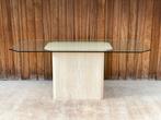 Eettafel | Travertin, Ophalen of Verzenden