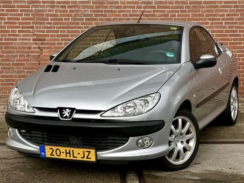 Peugeot 206 CC 2.0-16V |Stuurbkr |Nieuwe APK |NAP |Cabrio, Auto's, Peugeot, ABS, Airbags, Elektrische buitenspiegels, Elektrische ramen