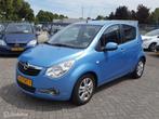 Opel Agila 1.0 Selection, Auto's, Euro 5, Gebruikt, Blauw, Origineel Nederlands