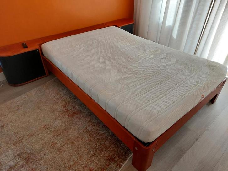 Auping Auronde 140x200 met kastjes en autom hoofdeinde, Huis en Inrichting, Slaapkamer | Bedden, Gebruikt, Tweepersoons, 140 cm