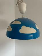 Blauwe kinderlamp met wolken, Huis en Inrichting, Lampen | Hanglampen, Ophalen, Gebruikt, Kunststof, Minder dan 50 cm