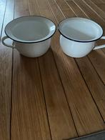 Antieke emaille Po, Ophalen of Verzenden