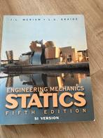 Engineering Mechanics Statics - Meriam & Kraige, Ophalen of Verzenden, Beta, Gelezen, HBO