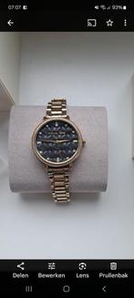 Mooi Michael kors horloge, Staal, Staal, Zo goed als nieuw, Met strass