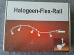 plafondlamp Halogeen-Flex-Rail, Zo goed als nieuw, Ophalen, Glas