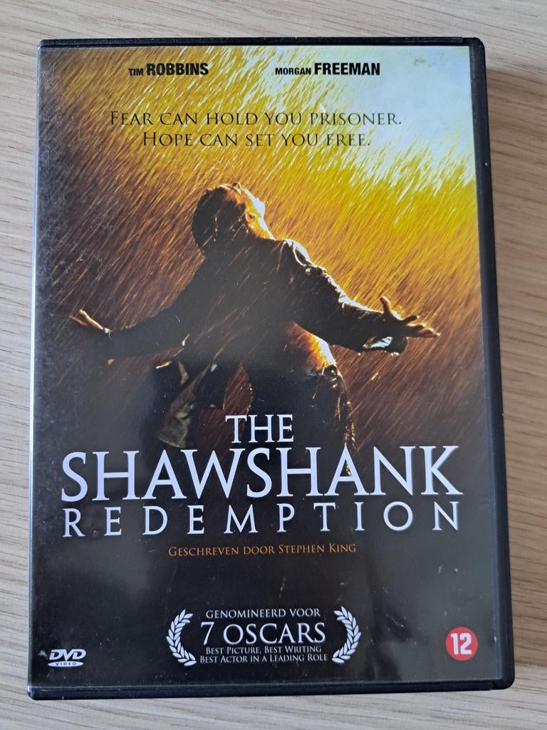The Shawshank Redemption - Klassieker op DVD, Vanaf 12 jaar, Ophalen of Verzenden, Zo goed als nieuw, Drama