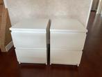 MALM Nachtkastjes IKEA - Set van 2, Minder dan 45 cm, Ophalen of Verzenden, Zo goed als nieuw, Minder dan 55 cm