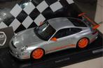 1:18 PORSCHE 911 GT3 RS 2007 silver Minichamps WRH, Hobby en Vrije tijd, Modelauto's | 1:18, Verzenden, Zo goed als nieuw, Auto