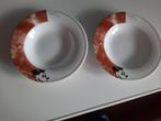 2 borden Mickey Mouse, Disney Fine Bone China, Verzamelen, Ophalen of Verzenden, Mickey Mouse