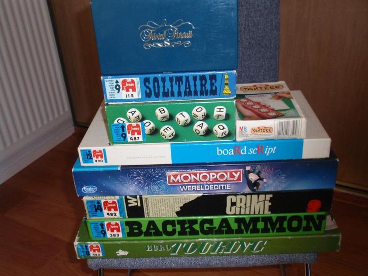 DIVERSEN SPELLEN, Hobby en Vrije tijd, Gezelschapsspellen | Overige, Een of twee spelers, Drie of vier spelers, Vijf spelers of meer