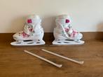 Wit-roze kinderschaatsen (Roces Jokey Ice 3.0) (maat 34-37), Ophalen of Verzenden, Gebruikt, Kunstschaatsen, Overige merken