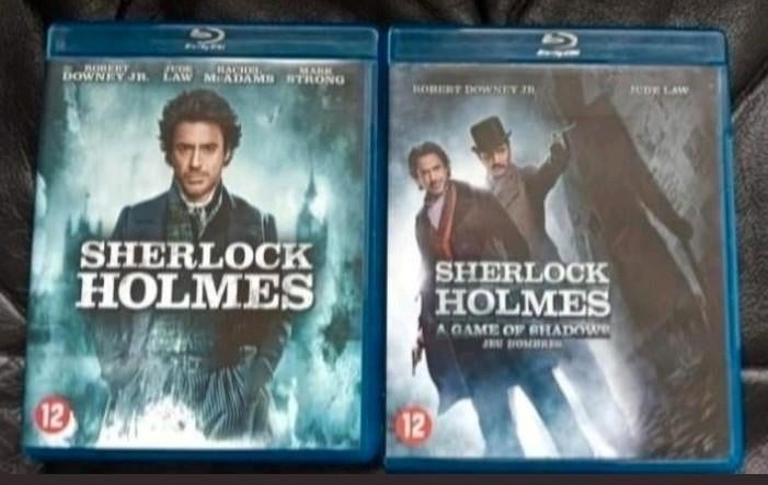 Sherlock Holmes 1 en 2 bluray NL ondertiteld, Ophalen of Verzenden, Zo goed als nieuw, Actie