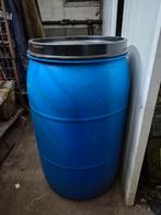 Blauwe Voerton / Regenton, 150 liter of meer, Ophalen