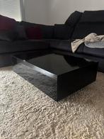 Hooglands Zwarte Salontafel, Huis en Inrichting, Ophalen, Kunststof, 100 tot 150 cm, 50 tot 75 cm