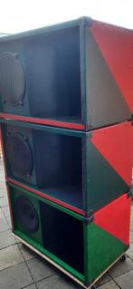 Kaai soundsystem! Geluidsinstallatie huren voor carnaval!, Audio, Tv en Foto, Luidsprekers, Ophalen, Gebruikt, 120 watt of meer