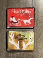 2 x 5 luxe kerstkaarten (met enveloppen), Diversen, Ophalen of Verzenden, Nieuw