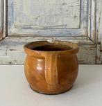 Provençaalse vuurpot met tuit en oor antiek, Ophalen of Verzenden