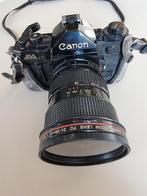 Canon A1 analoge camera met zoom lens FD 24-35mm 1:3.5, Audio, Tv en Foto, Fotocamera's Analoog, Ophalen of Verzenden, Gebruikt
