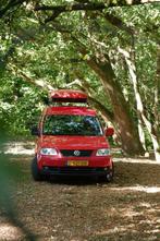 Mini camper Volkswagen  Caddy 1.6 75KW Maxi Combi 2009 Rood, Auto's, Voorwielaandrijving, Stof, 74 €/maand, 4 cilinders