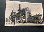 Haarlem - Grote Kerk met Standbeeld,, Ophalen of Verzenden, 1940 tot 1960, Gelopen