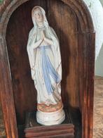 Antiek Houten Kapelletje met Mariabeeld, Antiek en Kunst, Verzenden