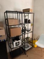 Zwarte stellingkast te koop, Huis en Inrichting, Ophalen of Verzenden, Zo goed als nieuw