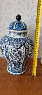 BOCH freres dekselvaas for royal Sphinx delfts vaas blauw, Ophalen of Verzenden
