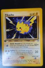 Pokemonkaart - Pikachu -  Neo Genesis (First Edition), Ophalen of Verzenden, Zo goed als nieuw, Losse kaart