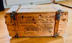 Vintage antieke russische munitie kist apart salontafel, Ophalen, Overige materialen, 100 tot 150 cm, 50 tot 75 cm