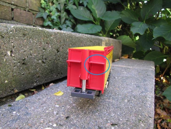 Loopbordes oud type Tekno kippers., Hobby en Vrije tijd, Modelauto's | 1:50, Nieuw, Bus of Vrachtwagen, Tekno, Ophalen of Verzenden