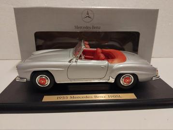 Mercedes SL 190 Roadster zilver Special Maisto  1:18 KRD beschikbaar voor biedingen
