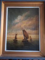 boten op zee door Hobbe Smith 1862 -1942, Ophalen of Verzenden