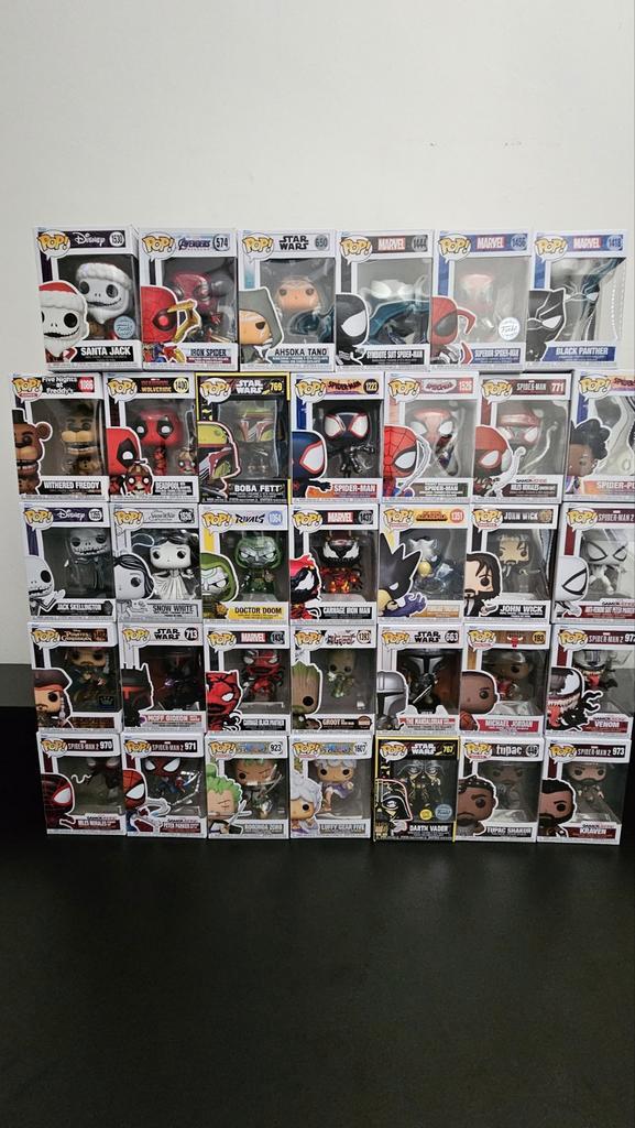 Funko Pop Collectie - 34 Stuks in Goede Staat!, Verzamelen, Poppetjes en Figuurtjes, Zo goed als nieuw, Ophalen