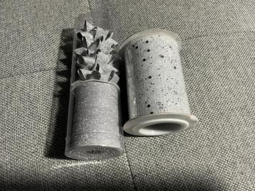 Nieuw silver cadeau lint beschikbaar voor biedingen