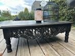 Prachtige Balinese Tafel 100x100cm, Huis en Inrichting, Tafels | Sidetables, Gebruikt, 50 tot 100 cm, Vierkant, Ophalen of Verzenden