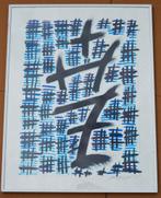 Jan Shoonhoven jr. Abstract in gemengde techniek., Ophalen