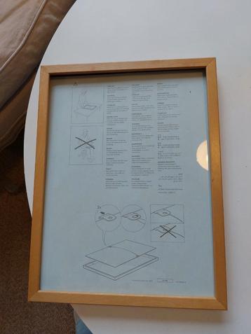 Fotolijst / Posterlijst 40x30cm (binnenmaat) beschikbaar voor biedingen