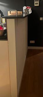 Granieten aanrechtblad (donkergrijs), Huis en Inrichting, Keuken | Keukenelementen, Ophalen, Gebruikt, 150 tot 200 cm, Minder dan 25 cm
