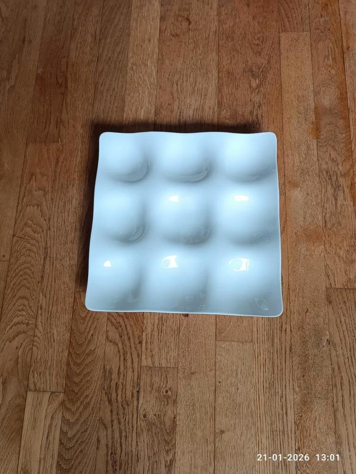 Witte design serveerschaal van ASA selection Germany, Huis en Inrichting, Woonaccessoires | Spiegels, Gebruikt, Minder dan 50 cm
