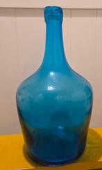 Grote blauwe vloervaas, Huis en Inrichting, Blauw, Ophalen of Verzenden, Minder dan 50 cm, Glas
